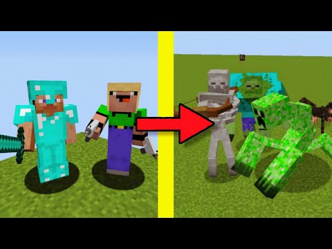 Видео: НУБ И ФЛИП ПРОТИВ АРМИЙ МУТАНТОВ В МАЙНКРАФТ МУТАНТЫ УНИЧТОЖИЛИ ДОМ НУБА MINECRAFT Мультик
