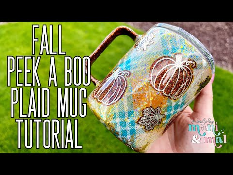 Видео: Кружка «Осенняя клетчатая» с эффектом «ку-ку»