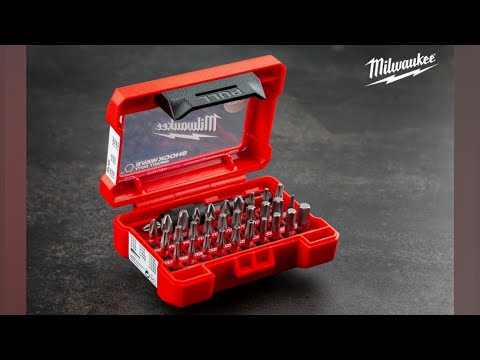 Видео: MILWAUKEE "SHOCK WAVE"(Impact Duty),art.4932-4642-40, 32 pcs. set. Отличный набор бит.