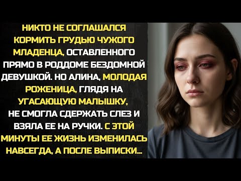 Видео: Никто не соглашался кормить брошенного в роддоме младенца, как вдруг молодая роженица Алина встала