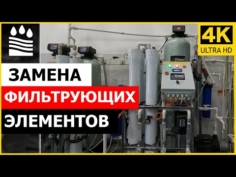 Видео: Замена фильтрующих элементов (обратный осмос + фильтры)