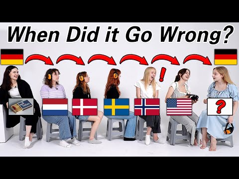 Видео: Как звучит немецкий язык для тех, кто не говорит по-немецки? Нидерланды, Дания, Норвегия, Швеция,...