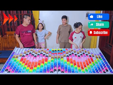 Видео: Головоломка с шариками, весёлая семейная игра для тренировки мозга ☆ Уровень 176