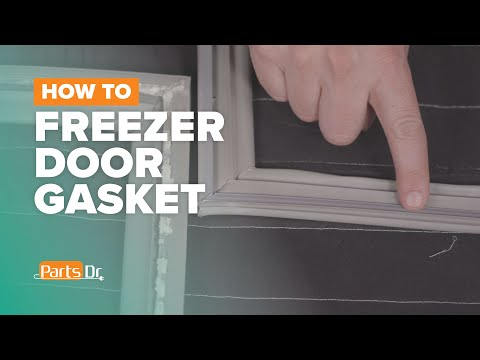 Видео: Как заменить уплотнитель двери морозильной камеры (пенопластовый), деталь № W10407216, на вашем х...
