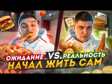 Видео: НАЧАЛ ЖИТЬ САМ: ОЖИДАНИЕ VS РЕАЛЬНОСТЬ