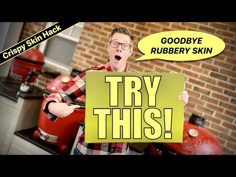 Видео: СЕКРЕТ хрустящей куриной корочки... ПОПРОБУЙТЕ ЭТО, если у вас когда-либо была резиновая корочка ...