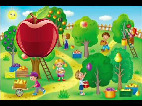 Видео: "Праця людей у саду" ( середня група).