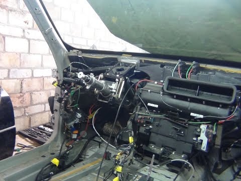 Видео: Снятие и разбор печки Mercedes W140