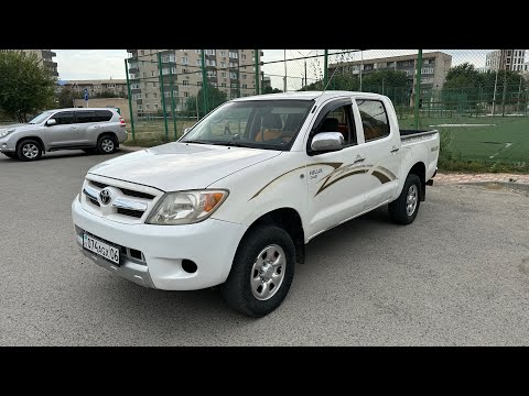 Видео: Тойота Хайлюкс 2008, дизель 