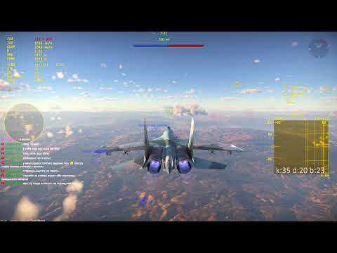 Видео: War Thunder - АРБ су-27см на результат