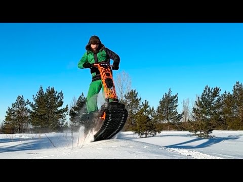 Видео: Полный обзор мотосноуборда SIBMASTER 4