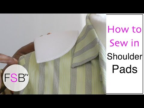 Видео: Вшивание подплечников в одежду
