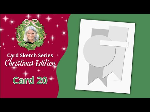 Видео: Как сделать потрясающие рождественские открытки с помощью одного эскиза