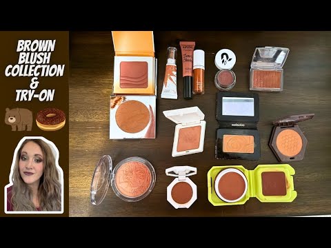 Видео: Видео о коричневых румянах | Наношу их на щеки!!!