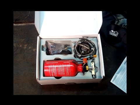 Видео: Тест обзор Мультитопливной горелки Следопыт Огонь Прометея M02M она же BRS-8