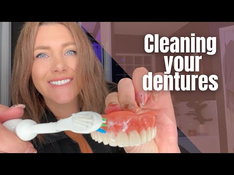 Видео: Как чистить зубные протезы