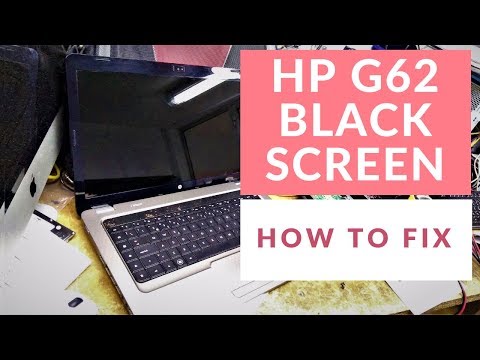 Видео: HP G62: как исправить проблему черного экрана