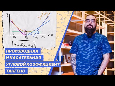 Видео: Геометрический смысл производной, касательная