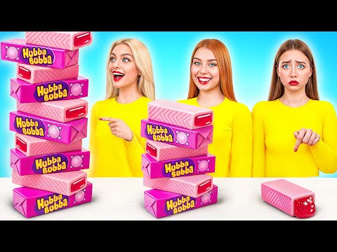 Видео: 100 Слоев Еды Челлендж | Фантастические Лайфхаки с Едой от Super Hyper DO