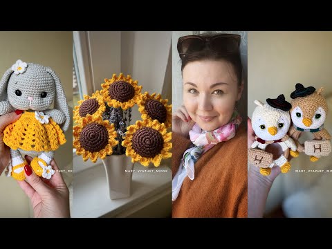 Видео: Много вязания. 🌼