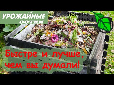 Видео: Лучший УСКОРИТЕЛЬ для компоста у вас ПОД НОГАМИ! Безопасный компост к весенней посадке.