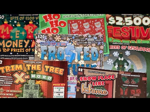 Видео: НАКОНЕЦ-ТО ПРИБЫЛЬНЫЙ СЕАНС! НОВЫЕ РОЖДЕСТВЕНСКИЕ СКРЕЧТИНГОВЫЕ БИЛЕТЫ ПЕНСИЛЬВАНСКОЙ ЛОТЕРЕИ НА ...