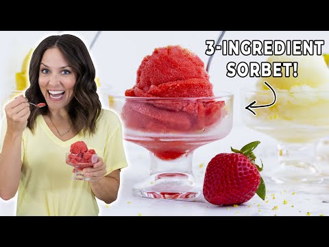 Видео: Как приготовить домашний сорбет из ЛЮБЫХ фруктов! 🍓🍋🍑🥭