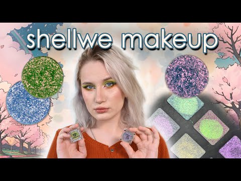Видео: Китайские мультихромы | 2 макияжа однушками Shellwe Makeup