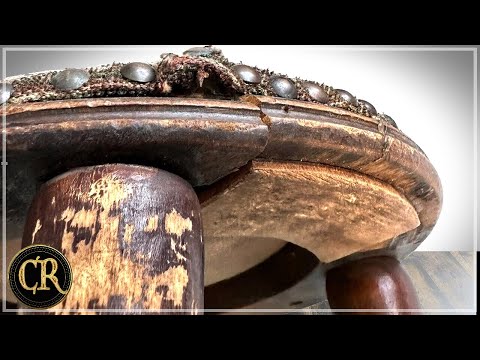 Видео: Старое наследие, свежая жизнь: реставрация подставки для ног