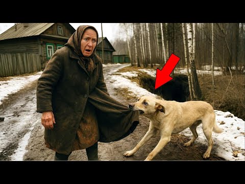 Видео: Бездомная СОБАКА ХВАТАЛА людей за одежду и ТЯНУЛА в лес - ПРИЧИНА шокировала!