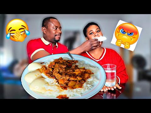 Видео: розыгрыш над моей женой, она этого не ожидала. РОЗЫГРЫШ С АФРИКАНСКОЙ ЕДОЙ