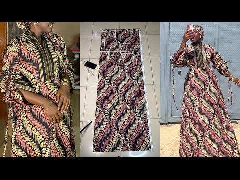 Видео: Как кроить и шить стильные платья А-силуэта в стиле Анкара и Асуке