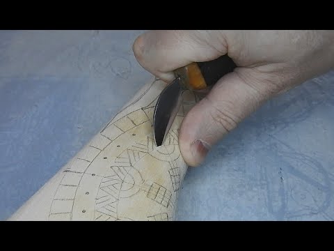 Видео: Агисхьяльм & Плетенка на Топорище #18 / A drawing on an Ax