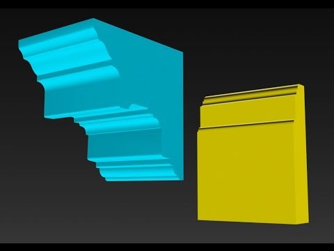 Видео: Как сделать карниз в 3d max | Моделирование карниза в 3d max