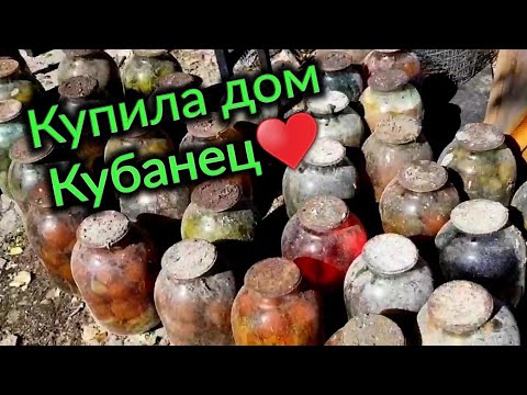 Видео: Купила дом Кубанец. Банки из погреба. Ткемали.Ежик.Море.Сок.Огонёк. И многое другое...