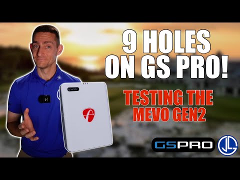 Видео: Первые 9 лунок с FlightScope Mevo Gen 2 на GS Pro!