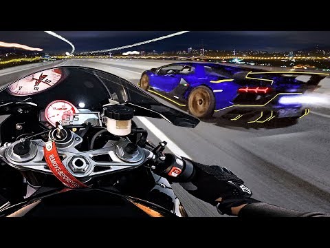 Видео: ЛИТРОВЫЙ МОТОЦИКЛ BMW против LAMBORGINI AVENTADOR SVJ - Тачка за 30 МЛН надрала зад СПОРТБАЙКУ