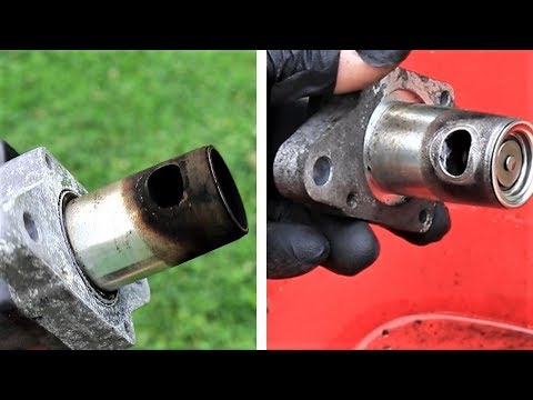 Видео: Очистка электронного клапана EGR Subaru для сглаживания неровностей холостого хода и повышения мо...