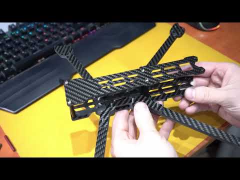 Видео: Кастомная 7 дюймовая Long Rang рамка для FPV дрона #FPV #Longrange #FPVFrame