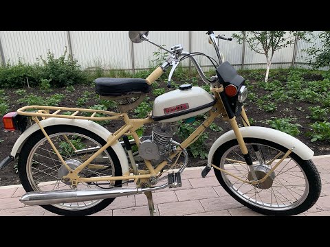 Видео: Новый мопед RIGA-13 1990 года. Продажа.