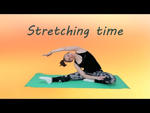 Видео: Стретчинг //Растяжка всего тела//Stretching time