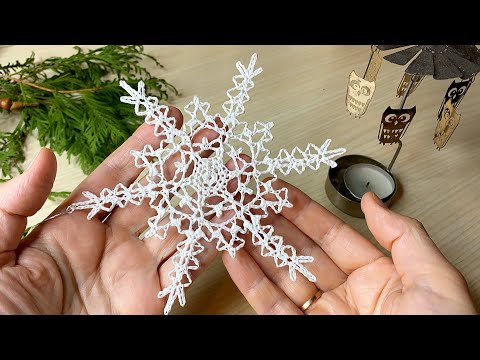 Видео: №20 "ЧАРОДЕЙКА" Чудесная СНЕЖИНКА крючком.