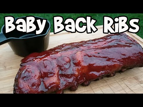 Видео: Как коптить свиные ребрышки на гриле Weber и добавить в конце липкий соус.