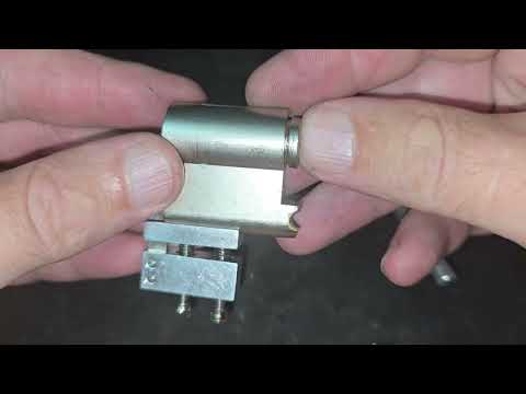 Видео: Вскрытие замка abus. Разборка цилиндра