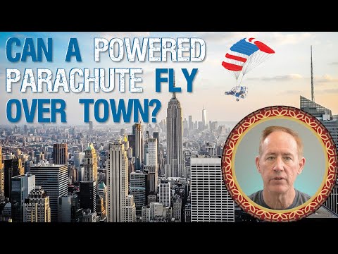 Видео: Может ли парашют с двигателем летать над городом? Может ли параплан с двигателем летать над городом?