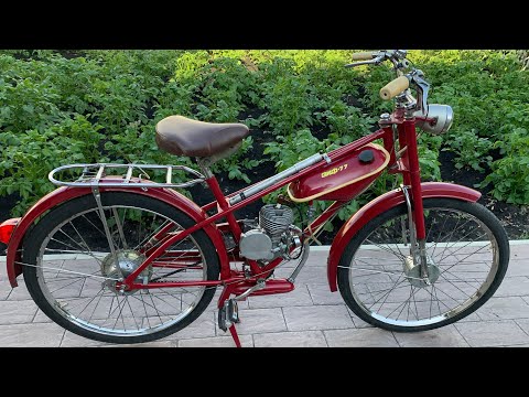 Видео: Новый Пензенский мопед ЗИФ-77 1978 года с хранения.