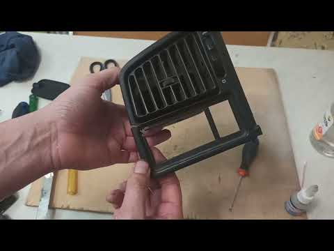 Видео: Ремонт корпуса воздуховода печки в котором кнопки включения света с Пассата Б 3.