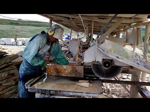 Видео: База по обработке облицовочного камня