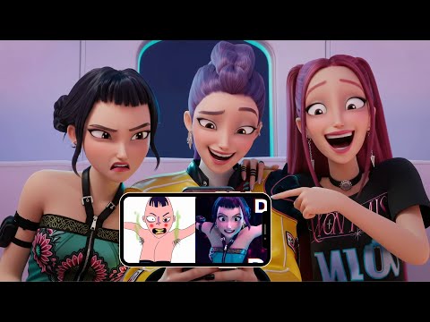 Видео: 9 самых смешных реакций 🤣🤣🤣 Зои, Руми и Мира | Реакция Kpop Demon Hunters | HUNTR/X