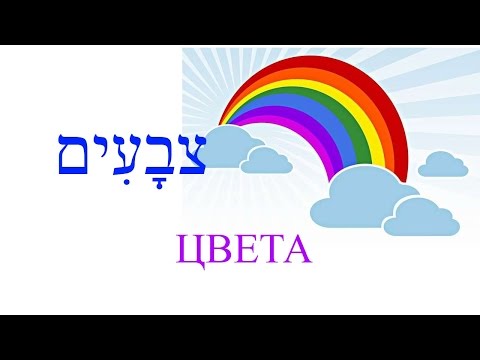 Видео: НАЗВАНИЕ ЦВЕТА в иврите